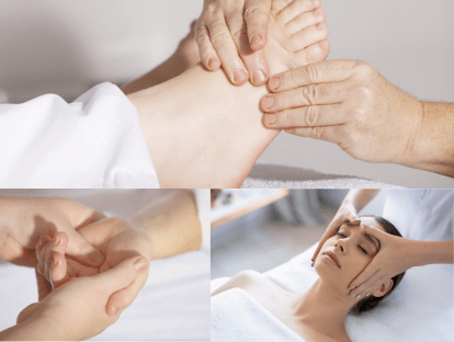 réflexologie mains pieds visage