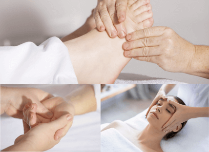 Réflexologie pieds mains visage