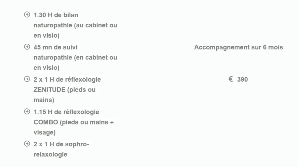 Prix programme anti stress